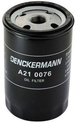 DENCKERMANN A210076 Oil filter 1021840301