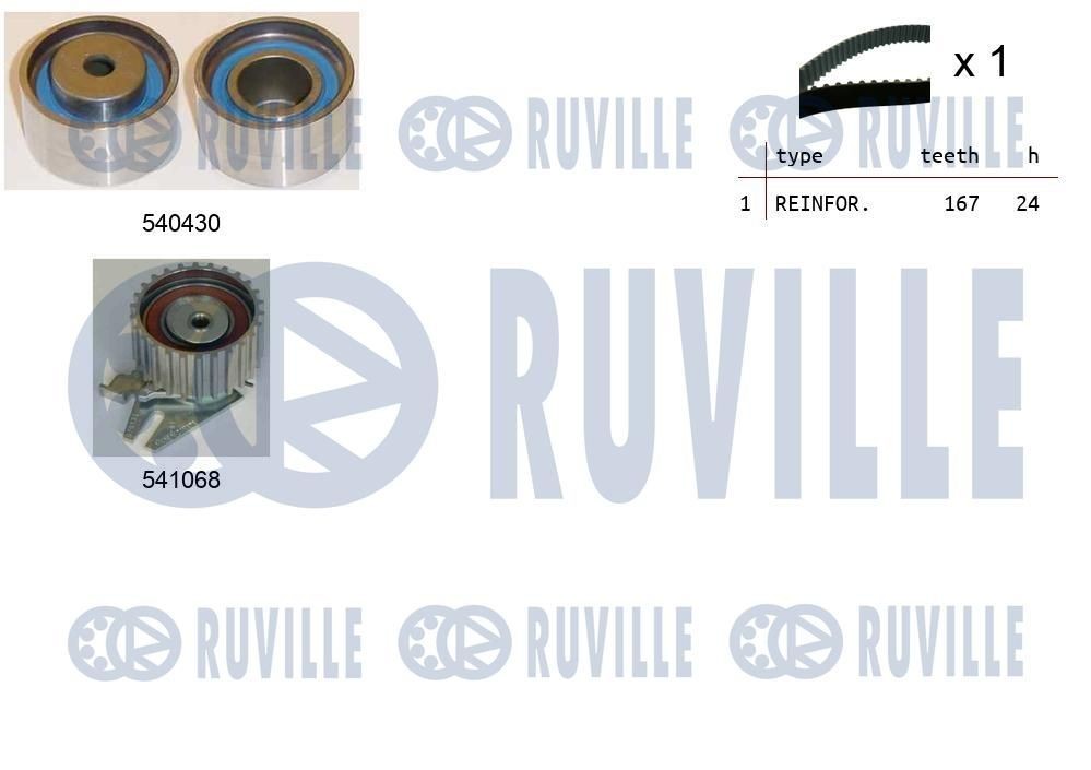 Great value for money - RUVILLE Tensioner pulley 56130