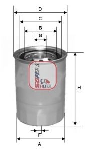 SOFIMA S1020NR Fuel filter 16405-T6201