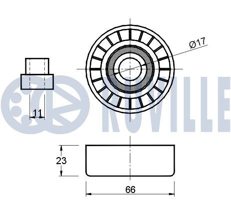 RUVILLE 5012 Wheel bearing kit 3341 1123 415
