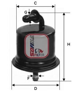 SOFIMA S1724B Fuel filter 1541072F00