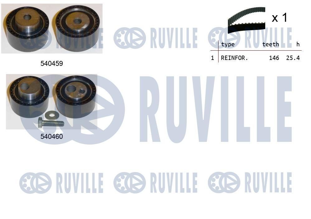 RUVILLE for v-ribbed belt use Water pumps 67339 buy