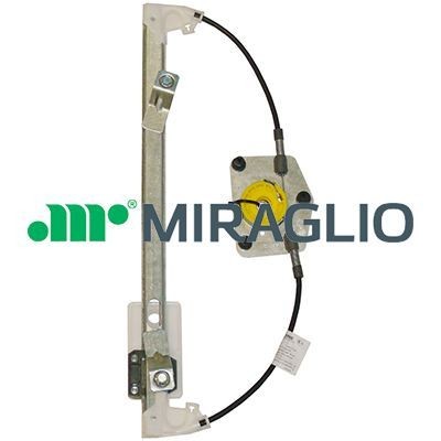 MIRAGLIO 30/1291 Window regulator Left Rear, Operating Mode: Electronic, without electric motor, with comfort function