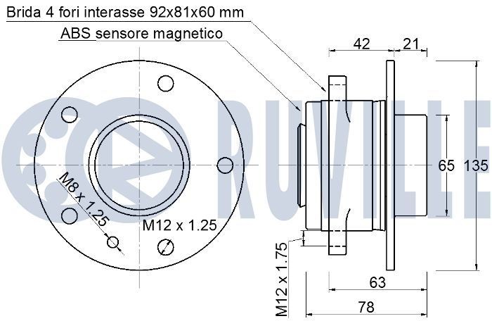 RUVILLE 55268 Tensioner pulley 7 392 480