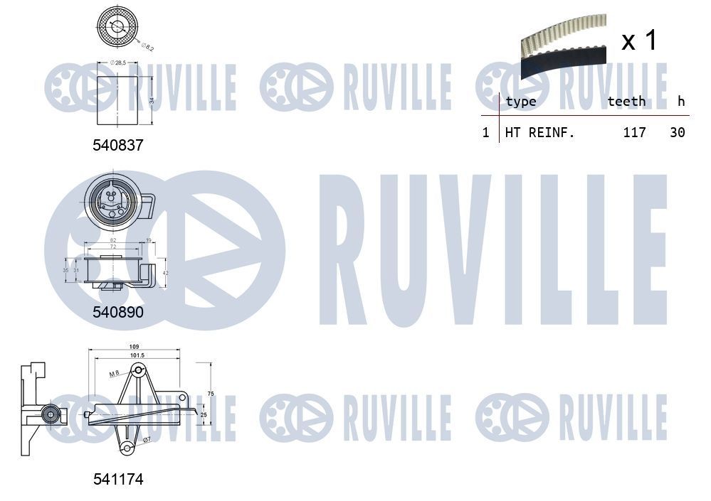 RUVILLE 67731 Water pump SUZUKI experience and price
