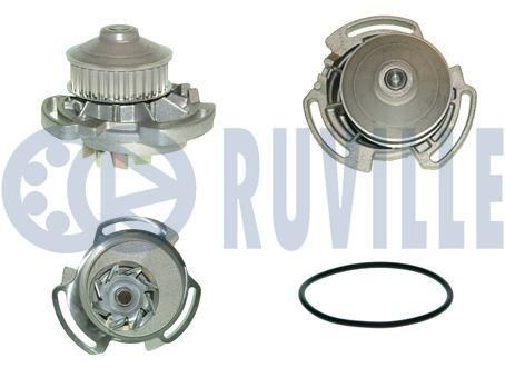 65569 RUVILLE Water pumps RENAULT with seal, for toothed belt drive