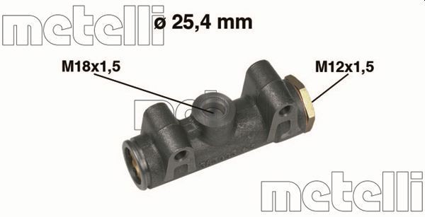 METELLI D1: 25,40 mm, Cast Iron Master cylinder 05-0003 buy