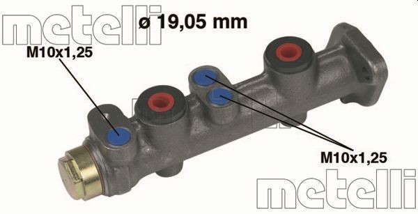 METELLI D1: 19,05 mm, Cast Iron Master cylinder 05-0019 buy