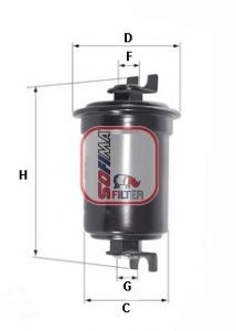 SOFIMA S1547B Fuel filter 23300-87680
