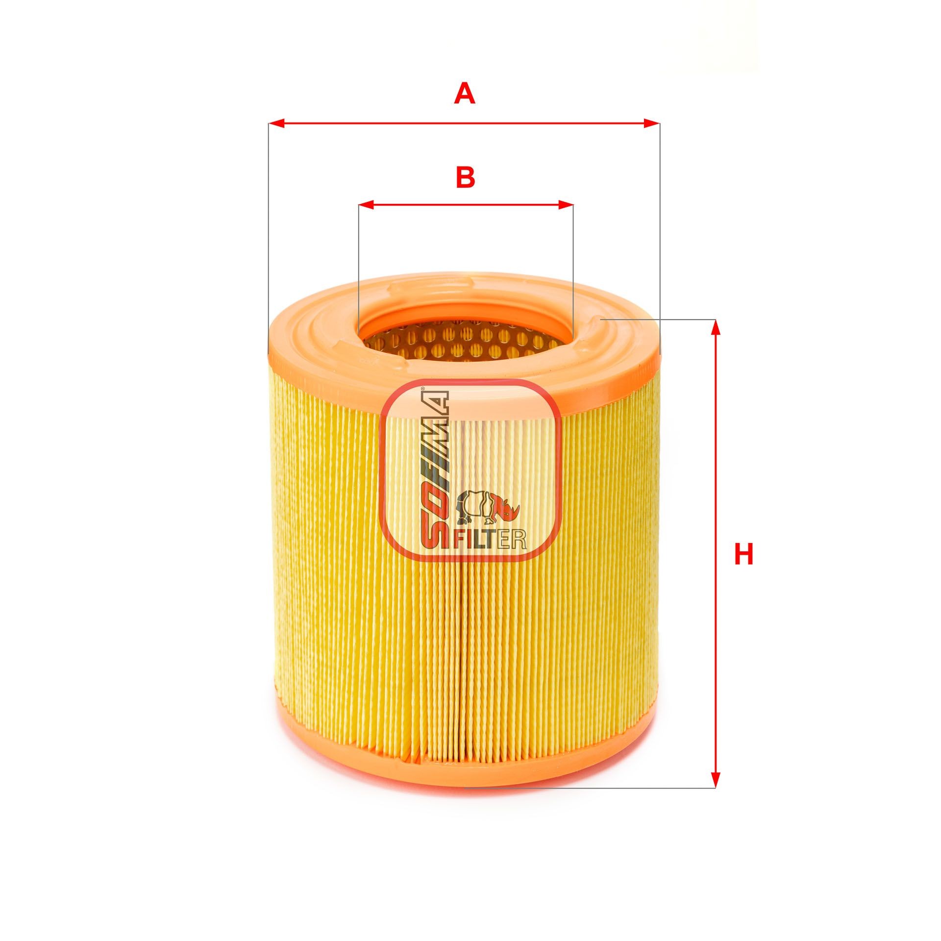 SOFIMA 183mm, 175mm, Filter Insert Height: 183mm Engine air filter S 9380 A buy