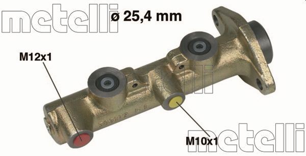 METELLI D1: 25,40 mm, Cast Iron Master cylinder 05-0389 buy