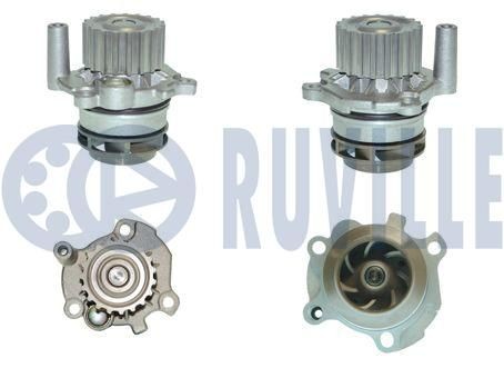 65828 RUVILLE Water pumps OPEL with seal, for v-belt use