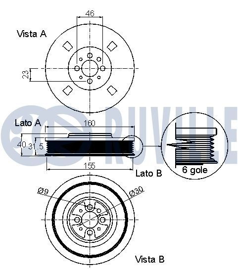 RUVILLE 5532881 V-ribbed belt kit Opel Astra g f48 2.0 DTI 16V 101 hp Diesel 2000 price