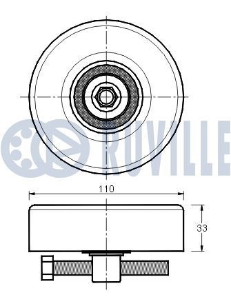 RUVILLE 7903 Wheel bearing kit 9004363010