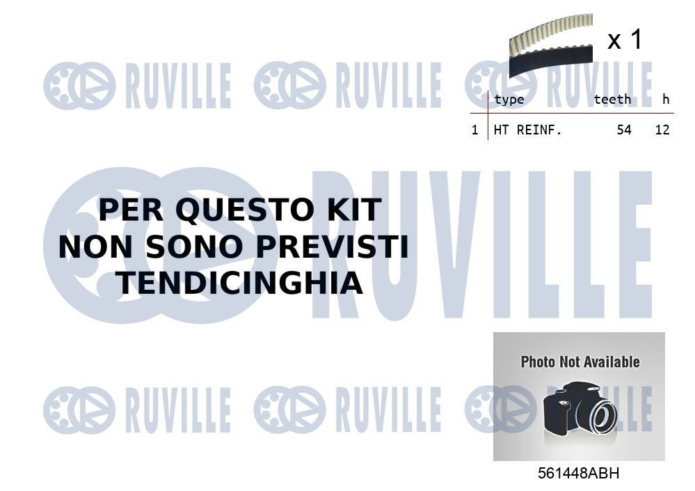 RUVILLE 5822 Cuscinetto mozzo ruota FIAT Multipla (186) 1.6 (186AXC1A) 101 CV Benzina 2005