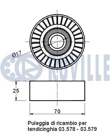RUVILLE 5043 Wheel bearing kit BAFB447359AB