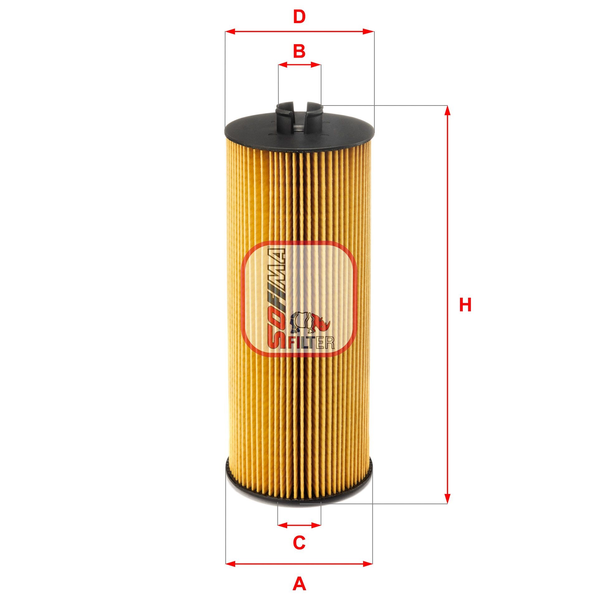 SOFIMA S5036PE Oil filter A906 180 00 09