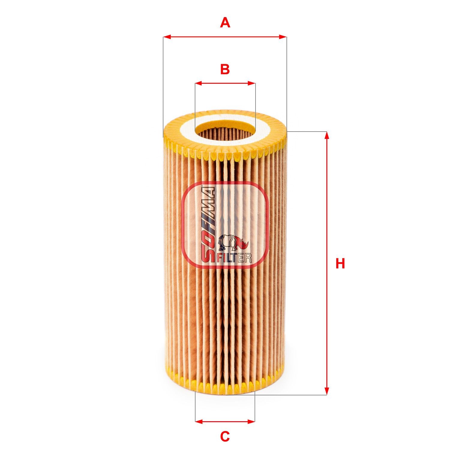SOFIMA Filter Insert Inner Diameter 2: 31mm, Ø: 63,5mm, Height: 135mm Oil filters S 5041 PE buy