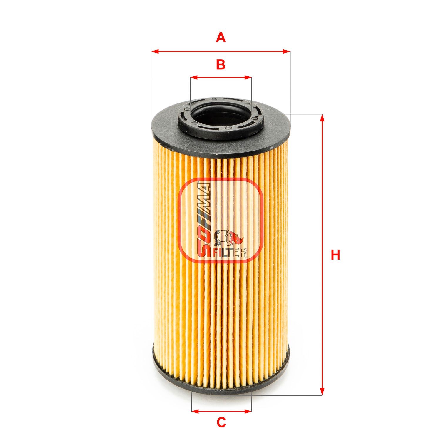 SOFIMA S 5070 PE Oil filter Filter Insert