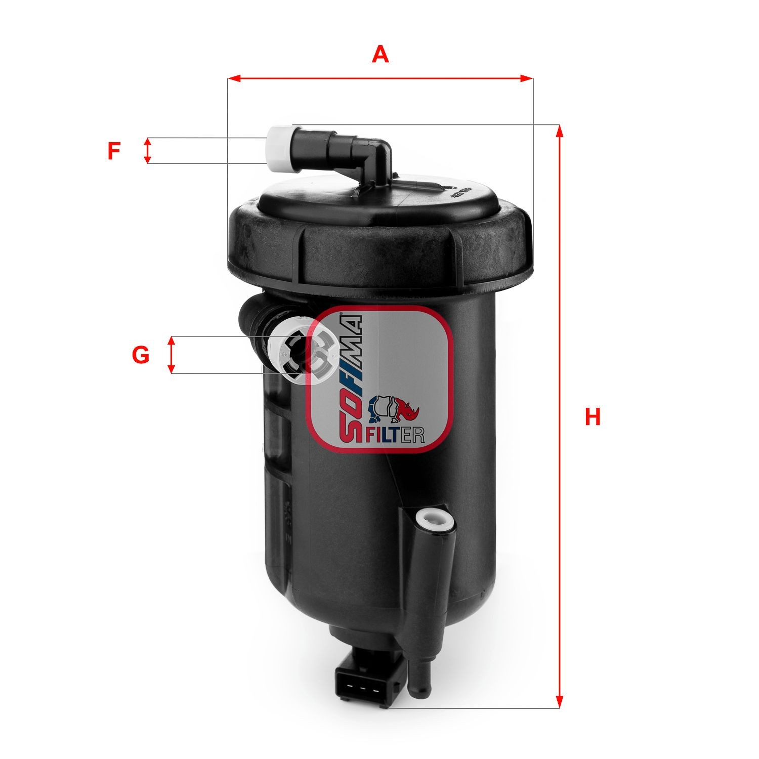 SOFIMA Cartuccia filtro, 10mm Alt.: 227mm Filtro combustibile S 5147 GC acquisto online