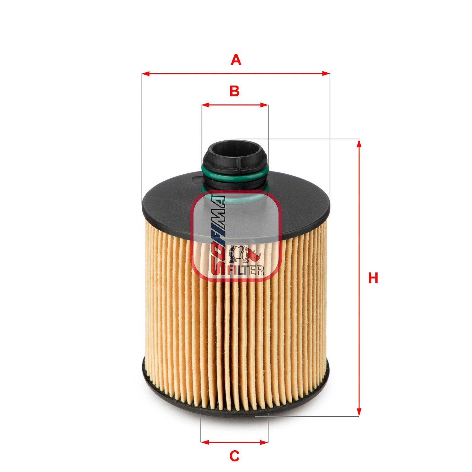 SOFIMA S 5083 PE Oil filter Filter Insert