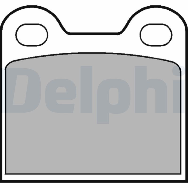 Brake pad set DELPHI LP21 - Volkswagen KAEFER Tuning spare parts order