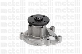 METELLI 24-0978 Water pump with seal, Mechanical, Metal, for v-ribbed belt use