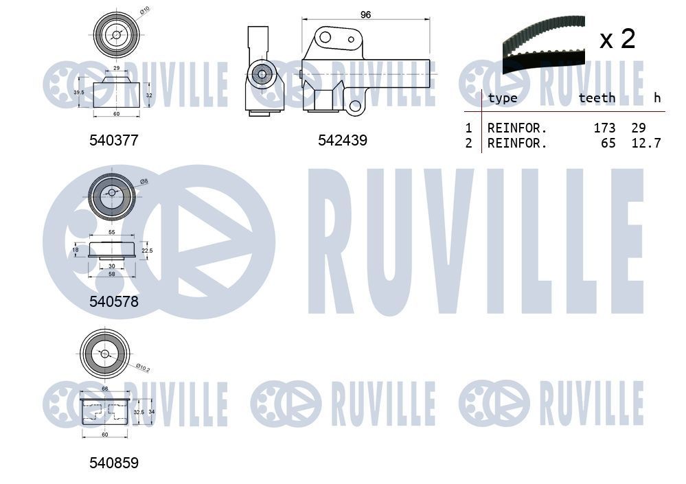 RUVILLE 65346 Water pump OPEL experience and price