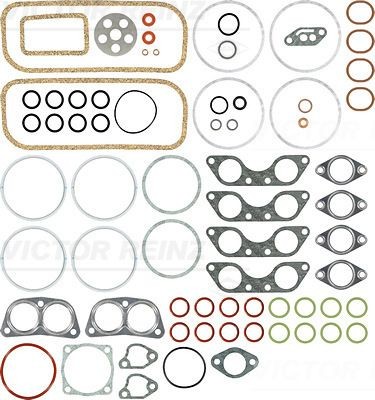 01-21925-03 REINZ Complete engine gasket set PORSCHE with valve cover gasket, with cylinder sleeve ring