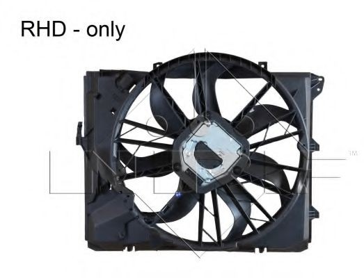 NRF Engine cooling fan 47586 for BMW 1 Series, 3 Series, X1