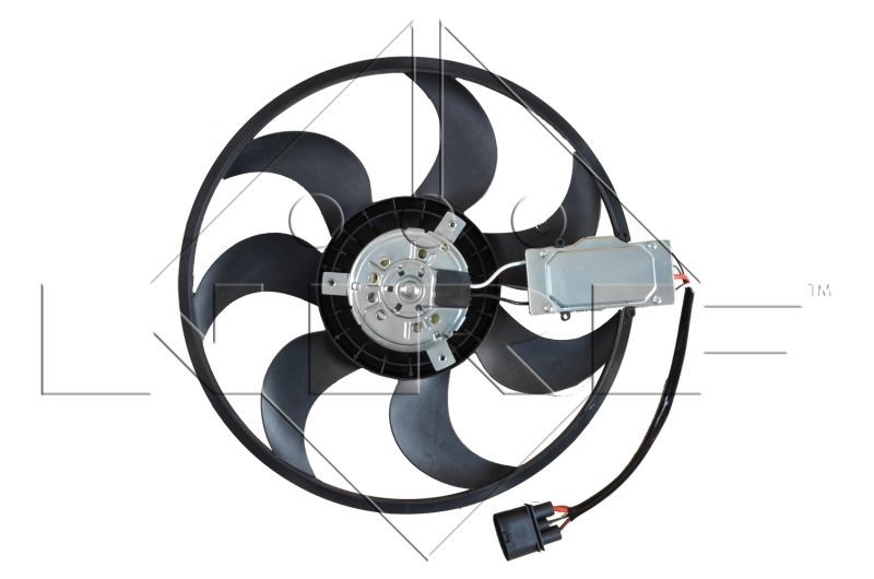 Original 47588 NRF Cooling fan PORSCHE