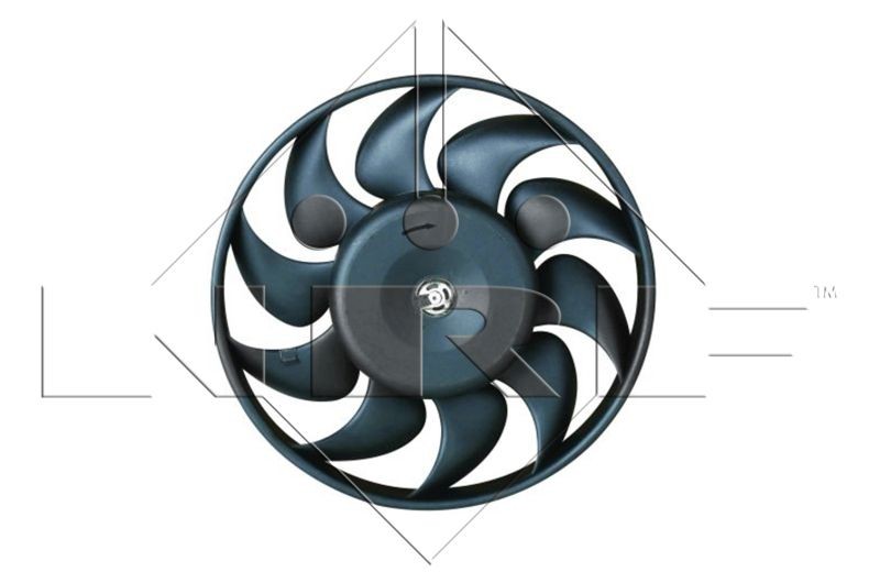 NRF D1: 280 mm, 12V, 350W, without radiator fan shroud Cooling Fan 47419 buy