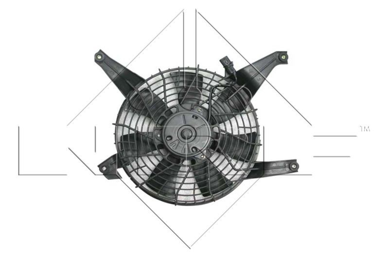 NRF 47468 Fan, radiator MITSUBISHI experience and price