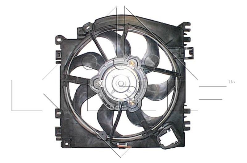Nissan PICK UP Fan, radiator NRF 47371 cheap