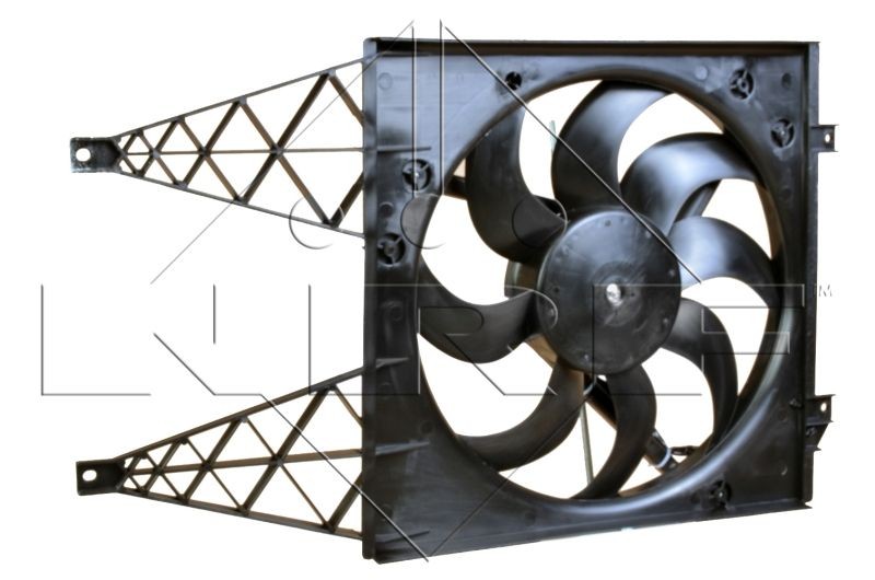 NRF 47374 Fan, radiator D1: 390 mm, 12V, 270W, with radiator fan shroud