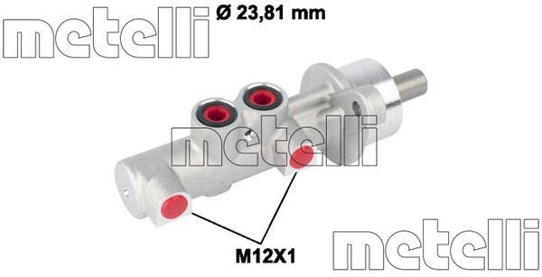 Great value for money - METELLI Brake master cylinder 05-0788
