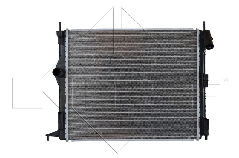 53069 NRF Radiators DACIA Aluminium, 480 x 408 x 16 mm, Brazed cooling fins