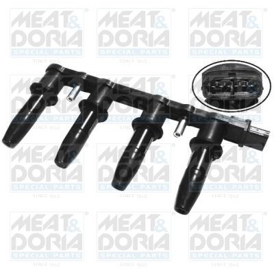 MEAT & DORIA 6-pin connector Number of pins: 6-pin connector Coil pack 10480 buy