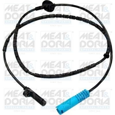 MEAT & DORIA 90286 ABS sensor Rear Axle Right, Rear Axle Left, Hall Sensor, 2-pin connector, 1125mm, 1255mm, 31,5mm, round