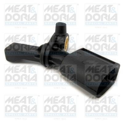 MEAT & DORIA Rear Axle Right, without cable, Hall Sensor, 2-pin connector, 23,5mm, 62mm, D Shape Length: 62mm, Number of pins: 2-pin connector Sensor, wheel speed 90059 buy