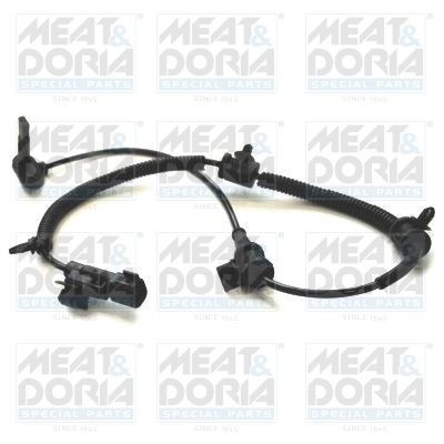 MEAT & DORIA 90388 ABS sensor Front Axle Right, Front Axle Left, Active sensor, 2-pin connector, 725mm, 37mm