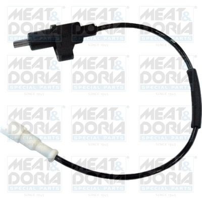 MEAT & DORIA 90257 ABS sensor Rear Axle Right, Inductive Sensor, 2-pin connector, 350mm, 500mm, 40mm, white, round