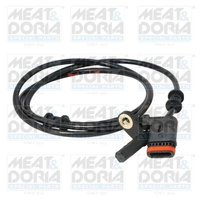 MEAT & DORIA 90184 ABS sensor Rear Axle Left, Hall Sensor, 1190mm, 31,2mm, right-angled