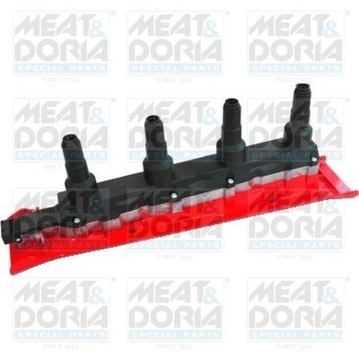 Coil packs MEAT & DORIA 10-pin connector, red - 10465