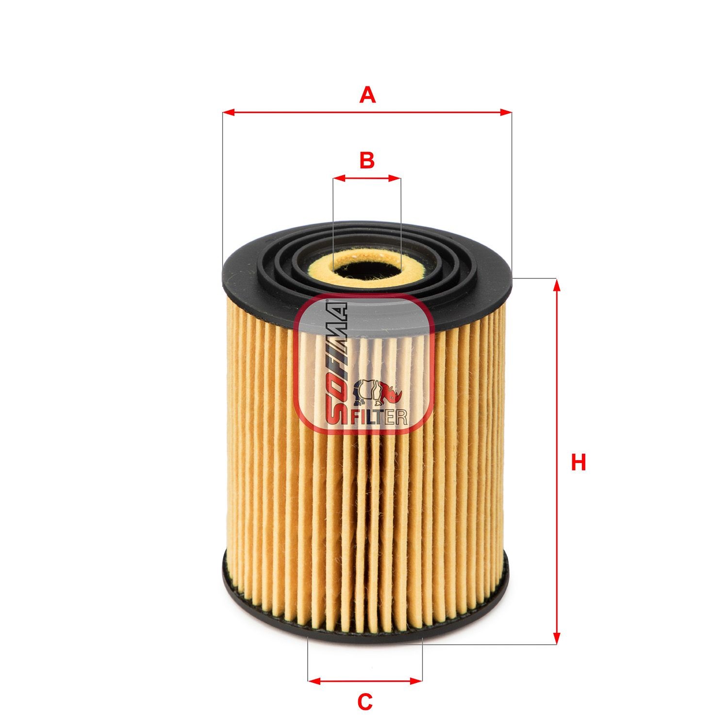 SOFIMA S 5034 PE Oil filter Filter Insert