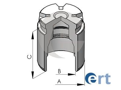 ERT 150581-C Repair Kit, brake caliper 1138630