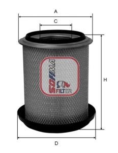 SOFIMA S3103B Fuel filter 16400-E3000