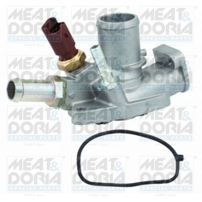 MEAT & DORIA Opening Temperature: 80°C, with seal, with sensor Thermostat, coolant 92567 buy