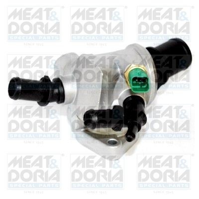 MEAT & DORIA Opening Temperature: 88°C, with seal, with sensor Thermostat, coolant 92613 buy