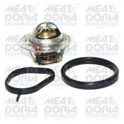 92627 MEAT & DORIA Coolant thermostat FORD Opening Temperature: 82°C, with seal